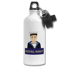 Load image into Gallery viewer, Royal Navy Water Bottle