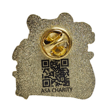 Load image into Gallery viewer, Wojtek the Soldier Bear Enamel Badge