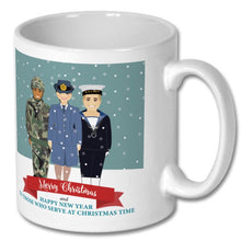 Load image into Gallery viewer, Merry Christmas Armed Forces Mug