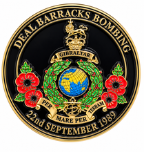 Load image into Gallery viewer, Deal Barracks Bombing Enamel Badge
