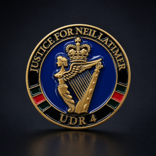 Load image into Gallery viewer, Justice For Neil Latimer Campaign Enamel Badge