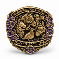 International War Animal Day Enamel Badge