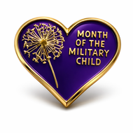 Month of the Military Child Enamel Badge