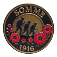 Battle of the Somme Enamel Badge