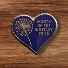 Load image into Gallery viewer, Month of the Military Child Enamel Badge