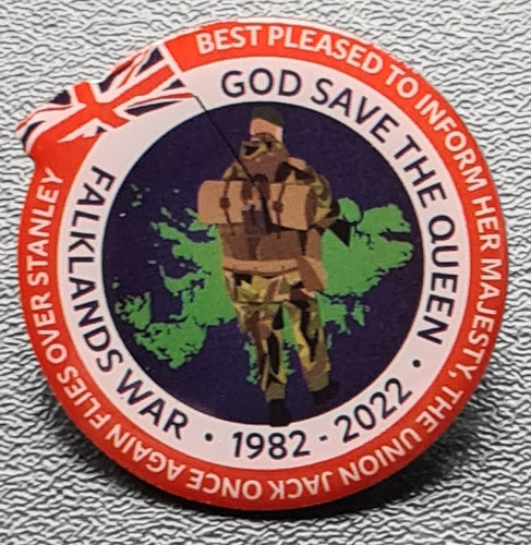 Falklands War 40th Anniversary Badge