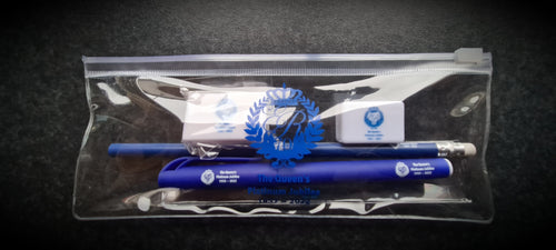 The Queen's Platinum Jubilee Pencil Case Set