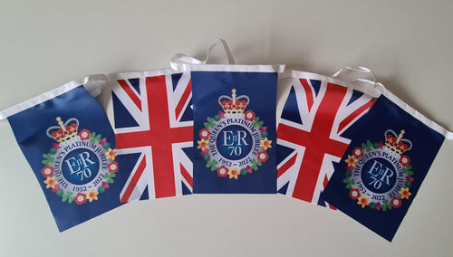 The Queen's Platinum Jubilee Commemorative Bunting