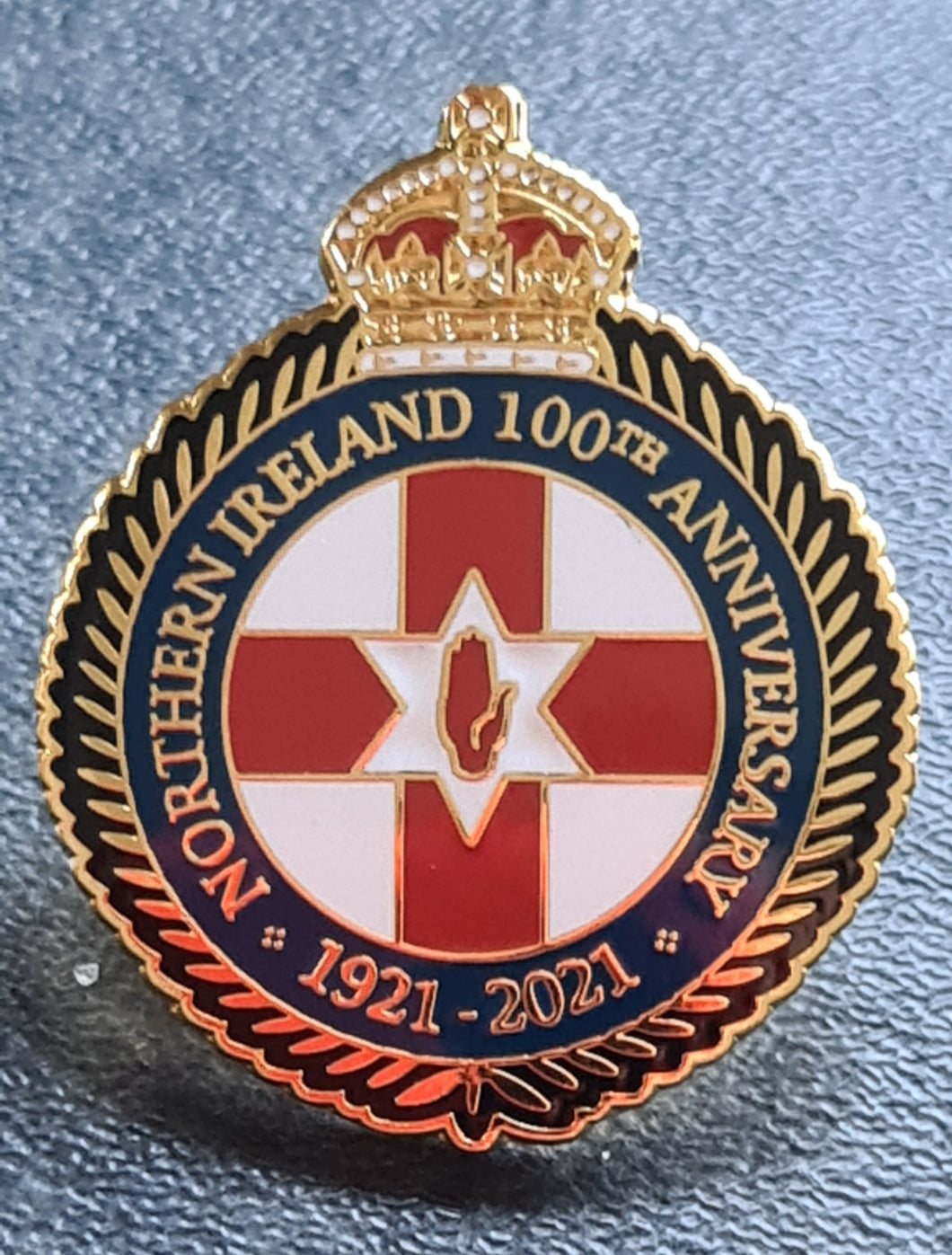 Northern Ireland 100th Anniversary Pin Badge