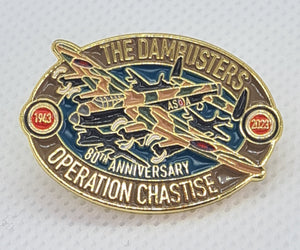 Operation Chastise Dambusters Commemorative Enamel Pin Badge