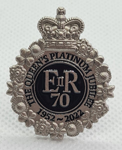 The Queen's Platinum Jubilee Enamel Pin Badge