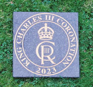 King Charles III Coronation Commemorative Stone