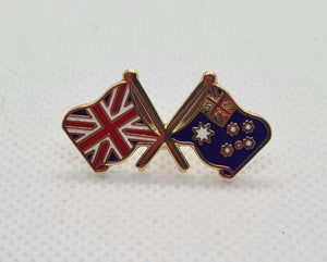 UK Australia Friendship Enamel Pin Badge