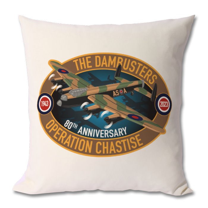 Operation Chastise Dambusters 80th Anniversary Commemorative Cushion ...