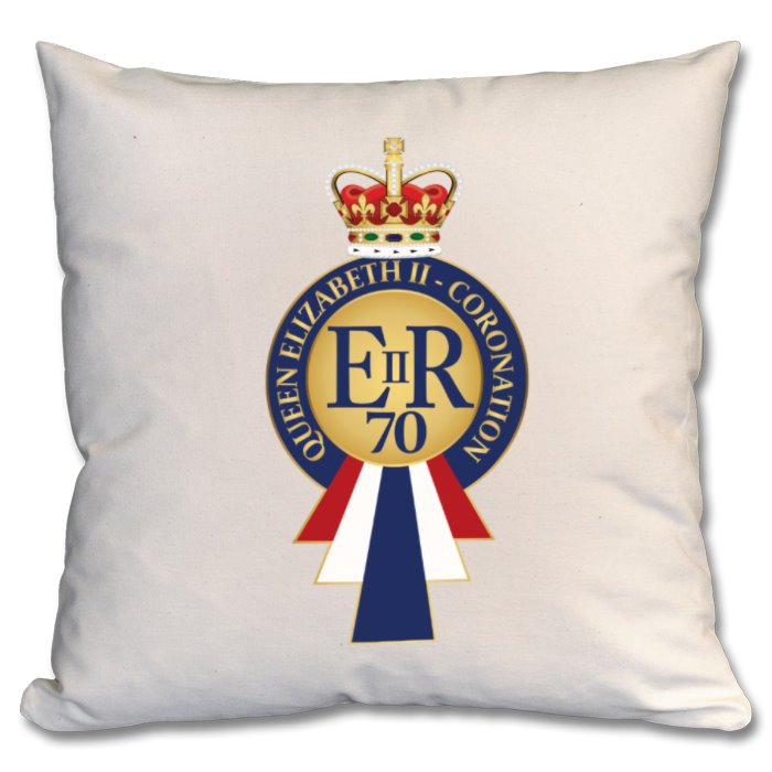 Queen Elizabeth II Coronation Commemorative Cushion