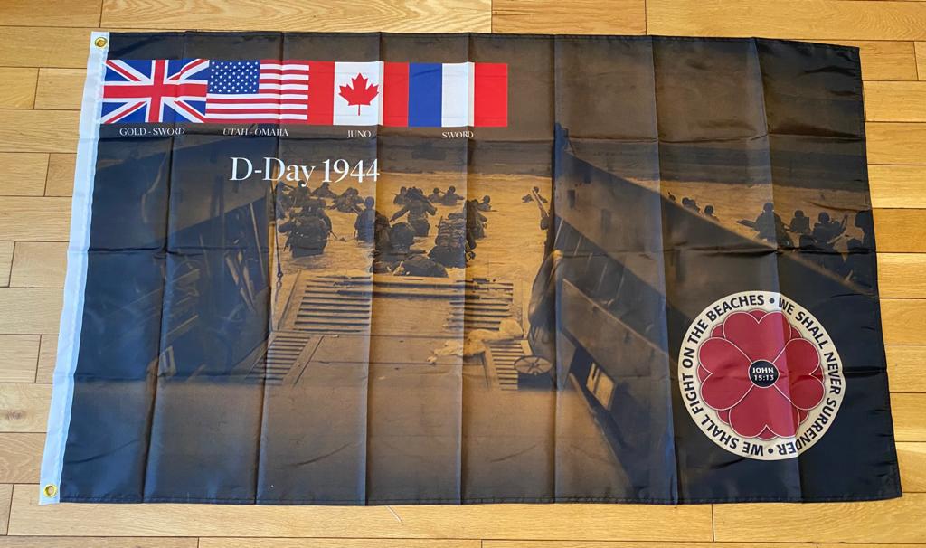 D Day Commemorative Flag