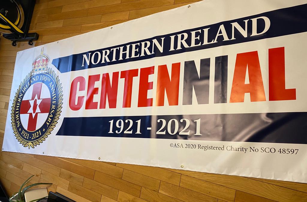 Northern Ireland 100th Anniversary Banner