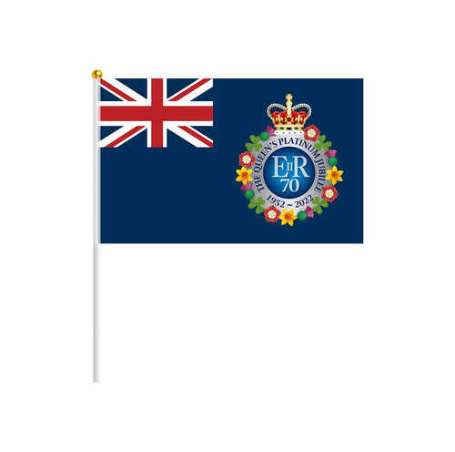 The Queen's Platinum Jubilee Commemorative Handheld Flags