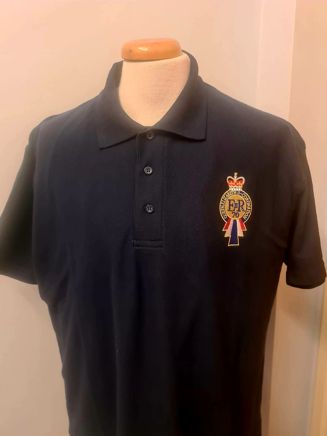 Queen Elizabeth II Coronation Commemorative Polo Shirt
