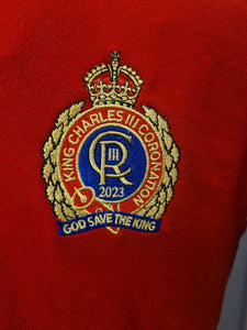 King Charles III Coronation Commemorative Polo Shirt