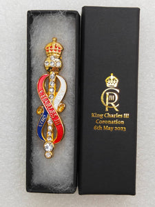 King Charles III Coronation Commemorative Brooch