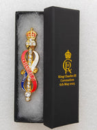 King Charles III Coronation Commemorative Brooch
