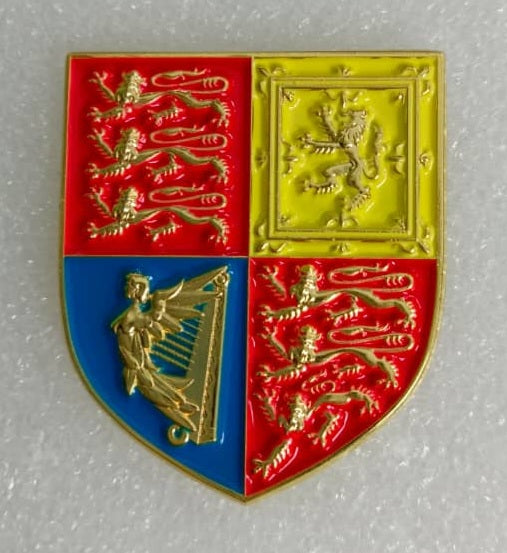 Royal Standard Shield Pin Badge