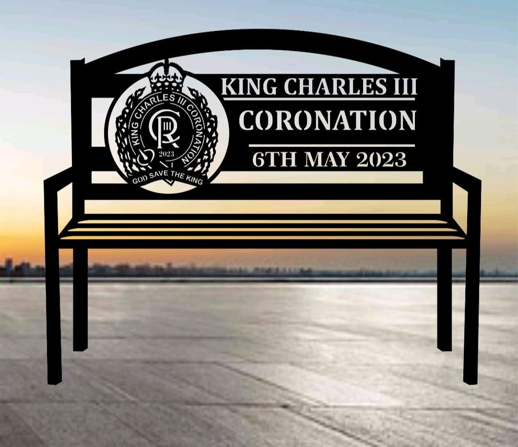 King Charles III Coronation Commemorative Bench