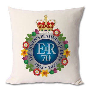 The Queen's Platinum Jubilee Commemorative Cushion