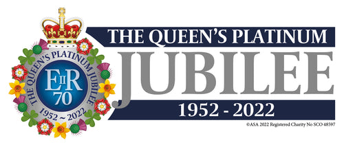 The Queen's Platinum Jubilee Commemorative Window Sticker