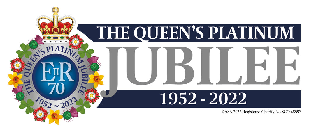 The Queen's Platinum Jubilee Commemorative Window Sticker