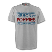 Load image into Gallery viewer, Ribbon of Poppies T Shirt