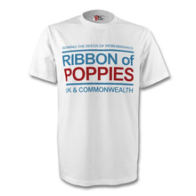 Load image into Gallery viewer, Ribbon of Poppies T Shirt