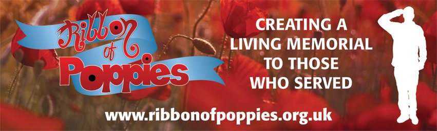 Ribbon of Poppies PVC Banner