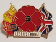 King & Country Pin Badge