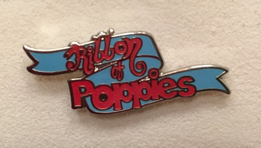 Ribbon of Poppies Pin Badge