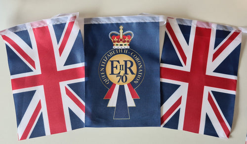 Queen Elizabeth II Coronation Commemorative Bunting